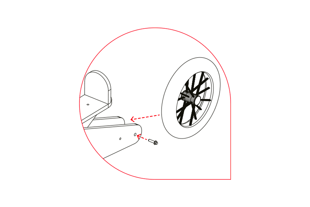 Bici di legno per bambini