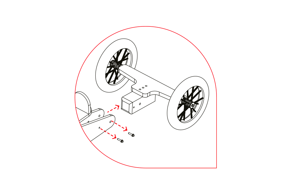 Triciclo legno senza pedali