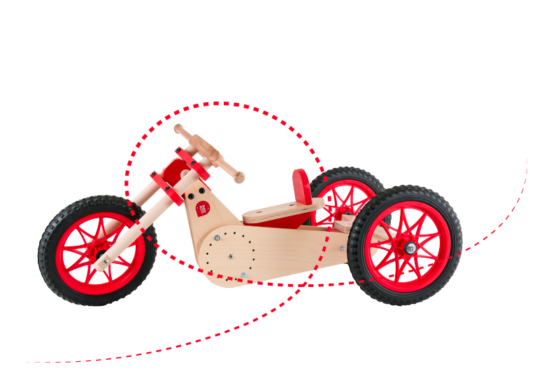 riciclo senza pedali