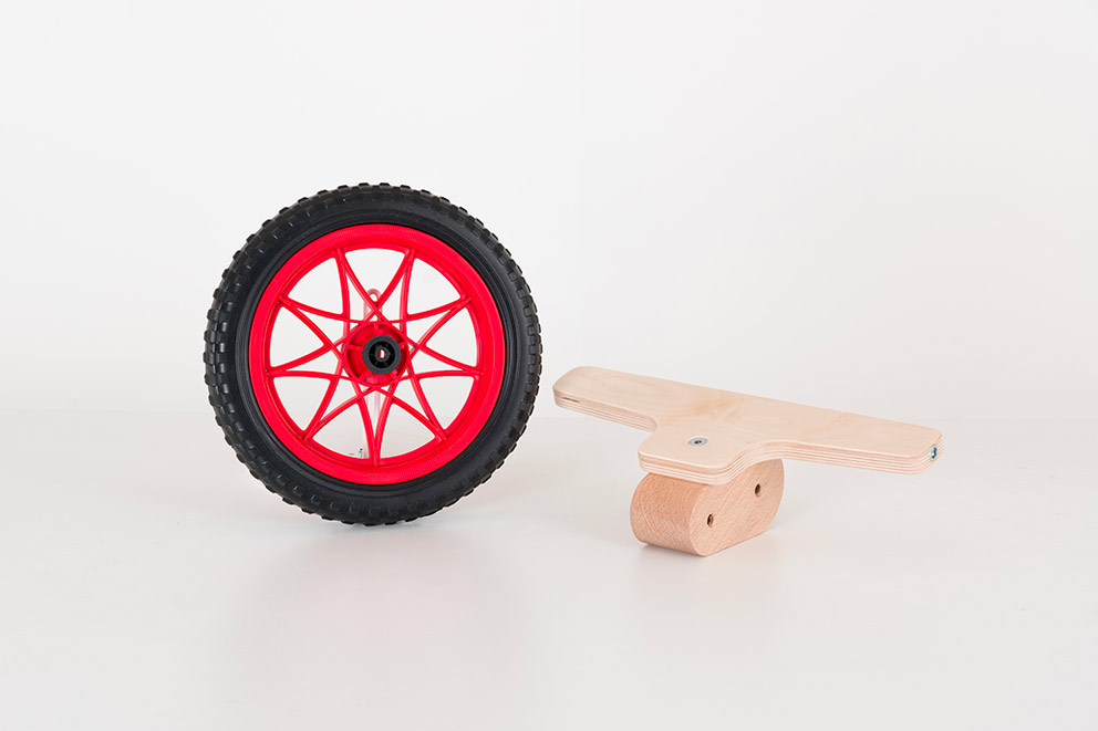 Kit ruota trasformer bici legno