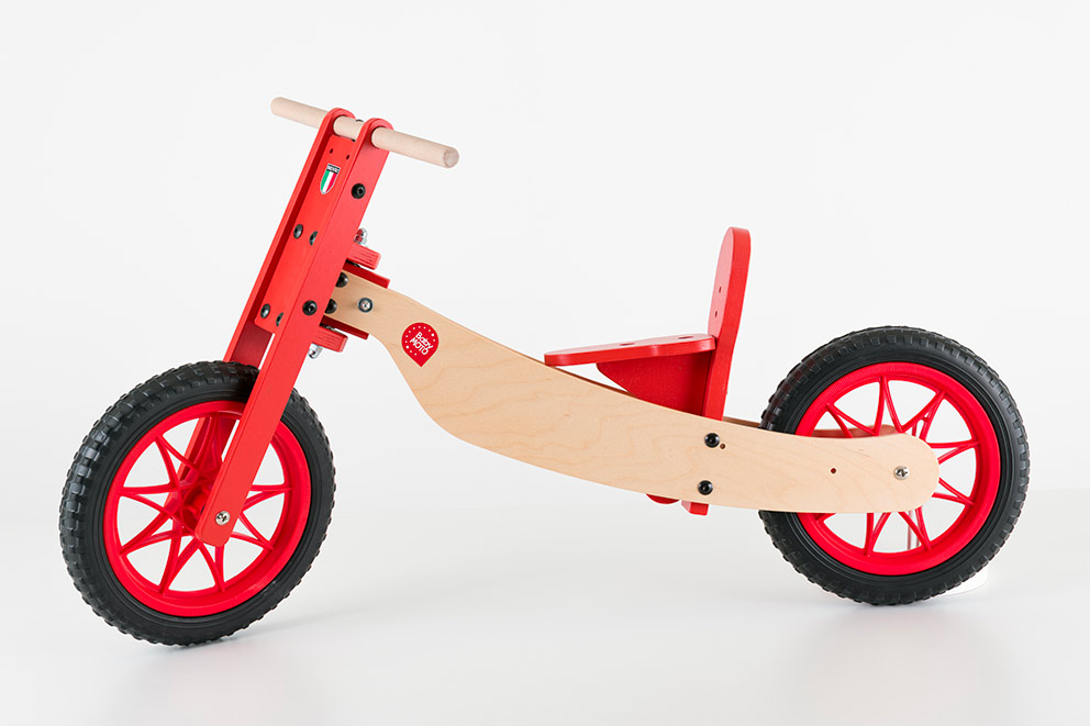 Trasformer bici di legno